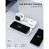 MOMAX Airbox Multi-Device Wireless Charging Power Bank, Foldable 5 in 1 Wireless Charging Station, 10000mAh MFi Certified for iPhone 15/Plus/Pro/Pro Max,14,13 Series, Apple Watch, AirPods and More - White